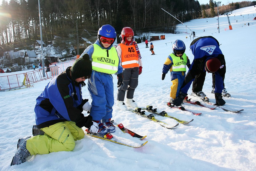 Lyžařská škola leden 2011