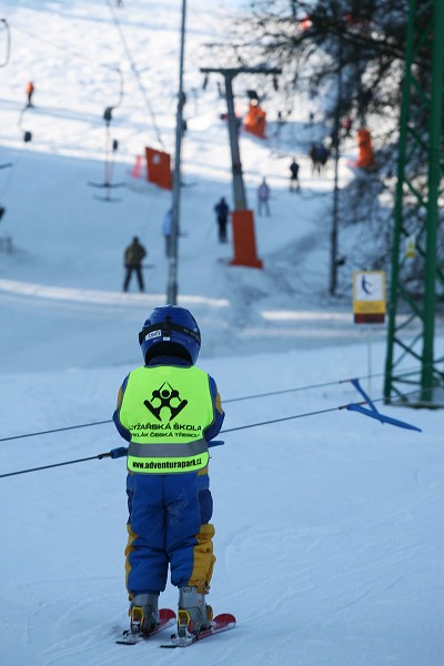 Lyžařská škola leden 2011